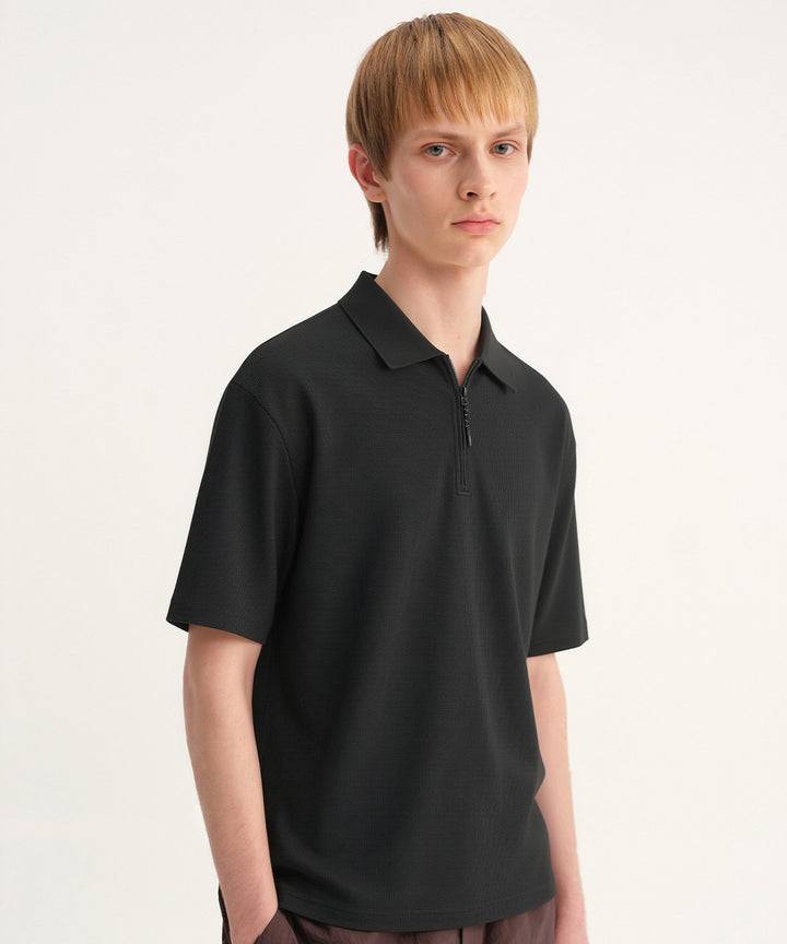 Waffle S/S Polo Shirt