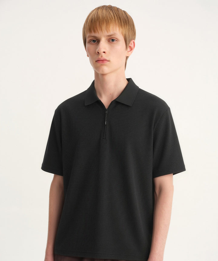 Waffle S/S Polo Shirt