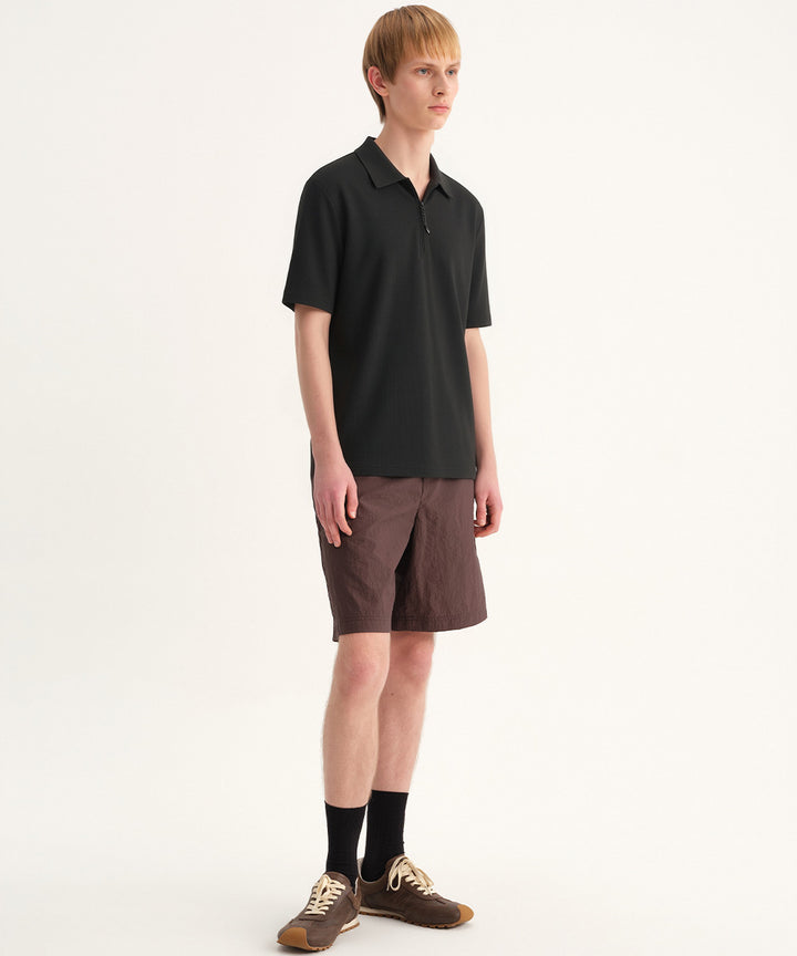 Waffle S/S Polo Shirt
