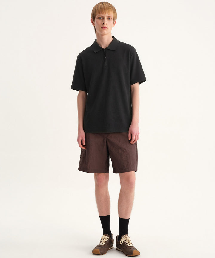 Waffle S/S Polo Shirt
