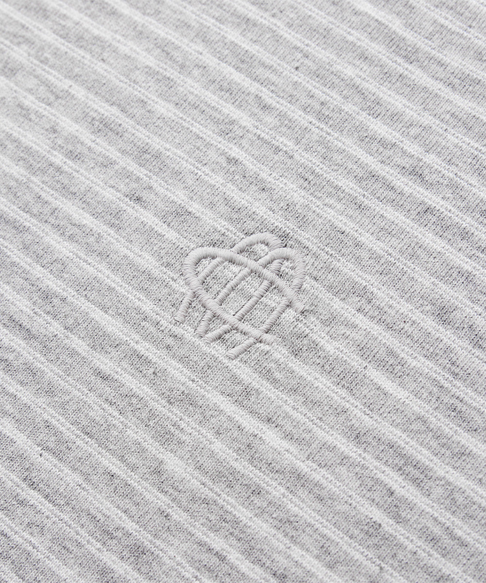 Yarn-Dyed Striped S/S Polo Shirt
