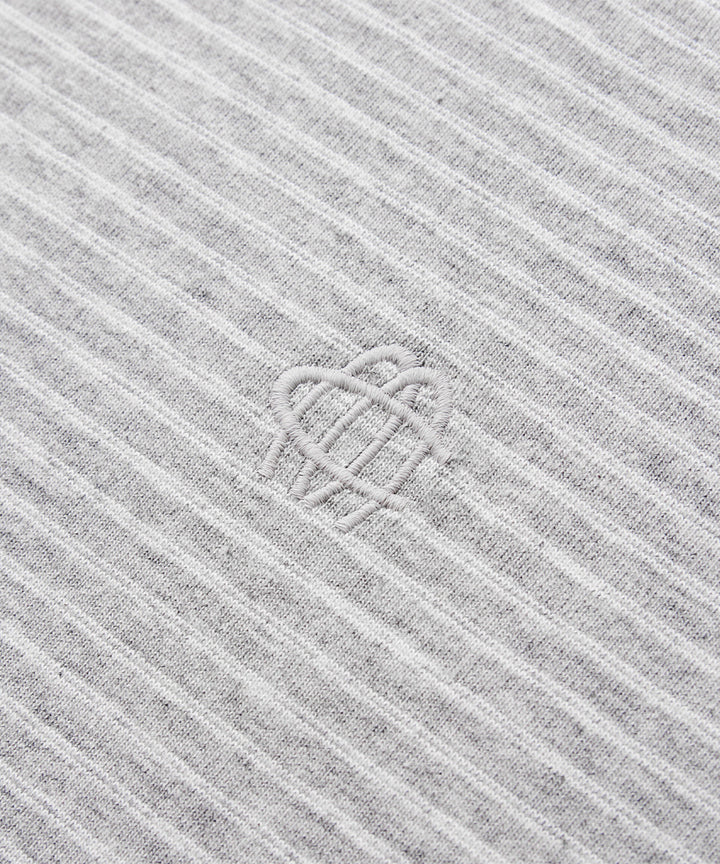 Yarn-Dyed Striped S/S Polo Shirt
