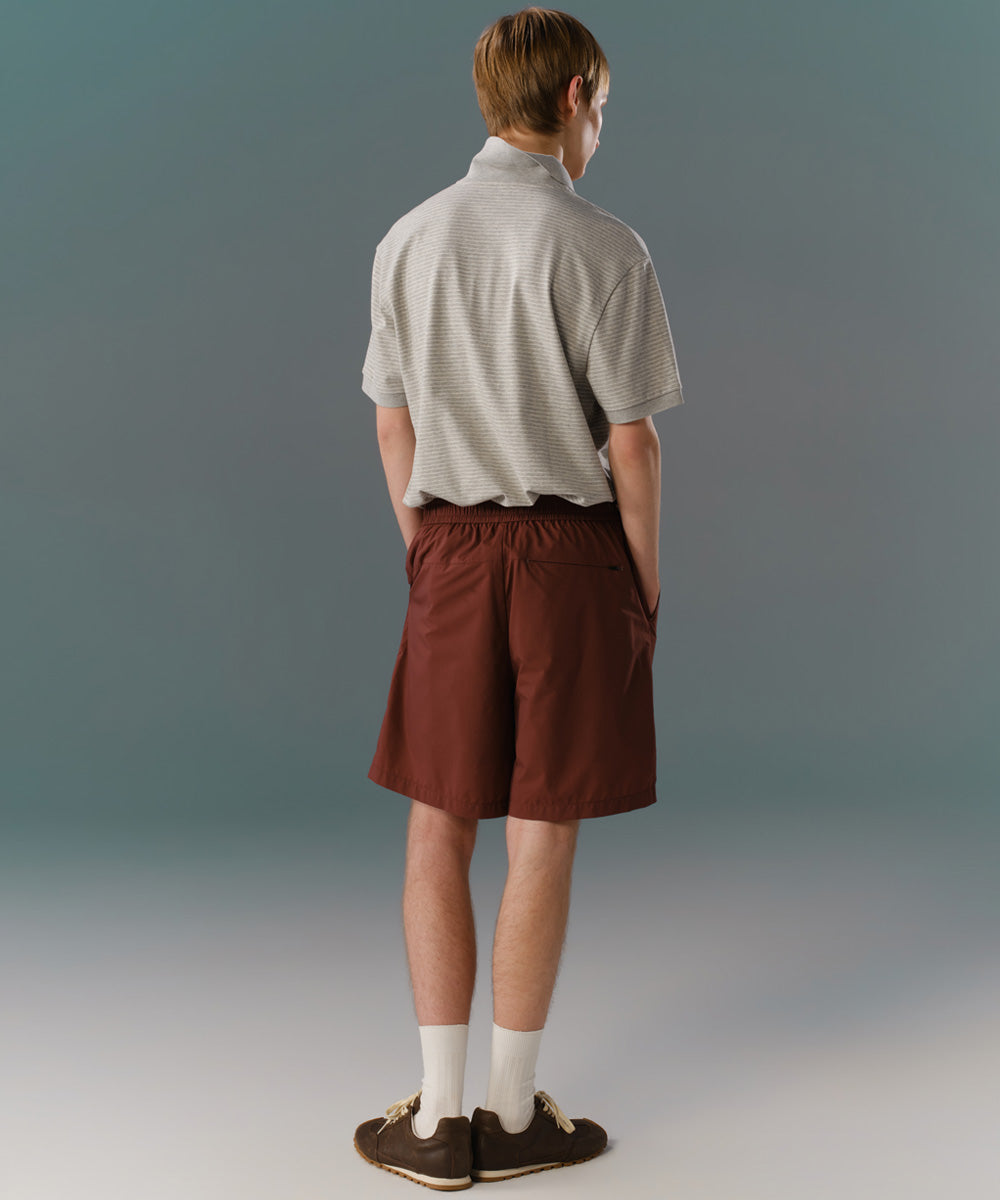 Yarn-Dyed Striped S/S Polo Shirt