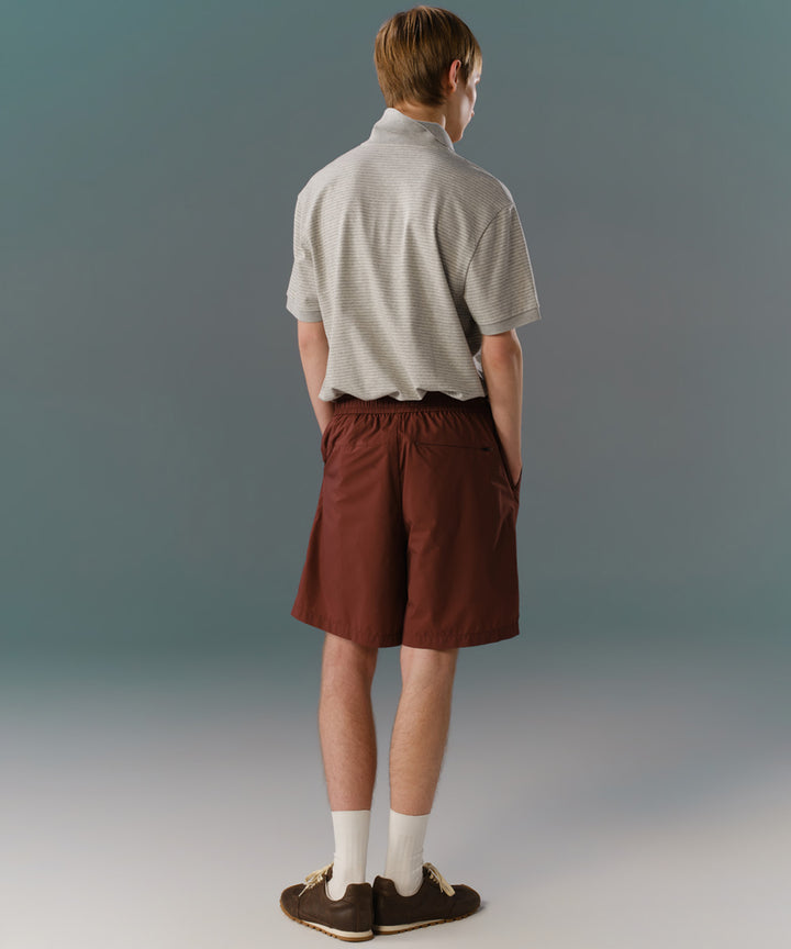 Yarn-Dyed Striped S/S Polo Shirt