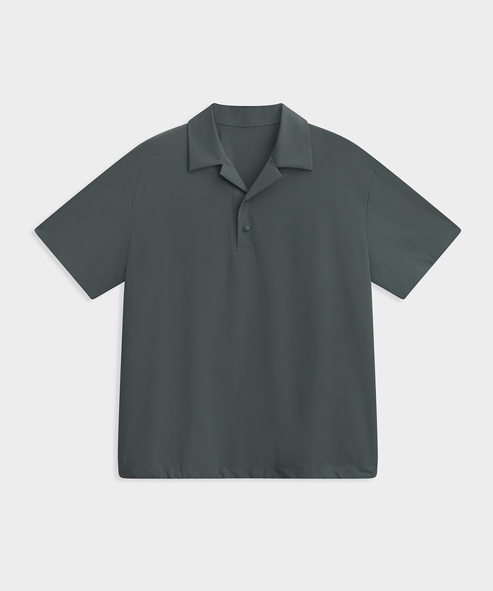 Nylon-Stretch Relaxed S/S Shirt