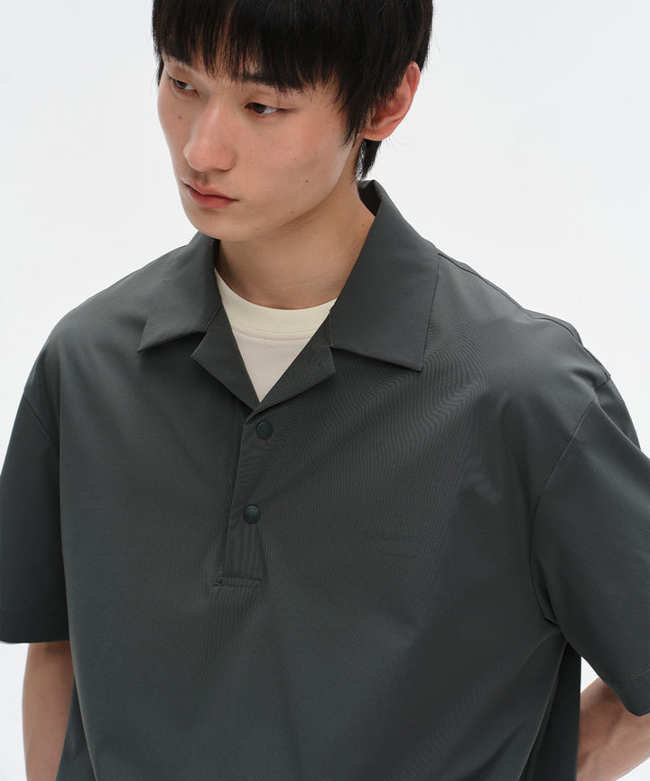 Nylon-Stretch Relaxed S/S Shirt
