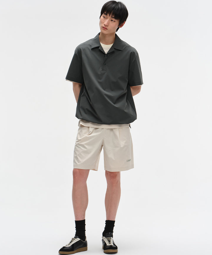 Nylon-Stretch Relaxed S/S Shirt