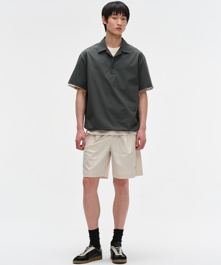 Nylon-Stretch Relaxed S/S Shirt