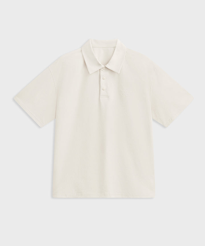 Short Sleeve Woven Polo Shirt