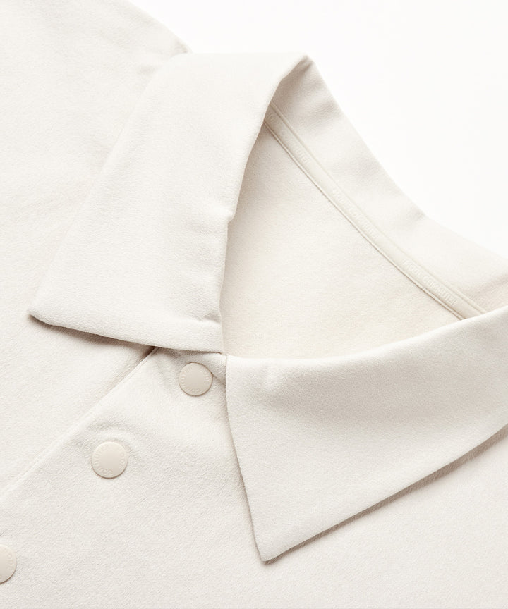 Short Sleeve Woven Polo Shirt