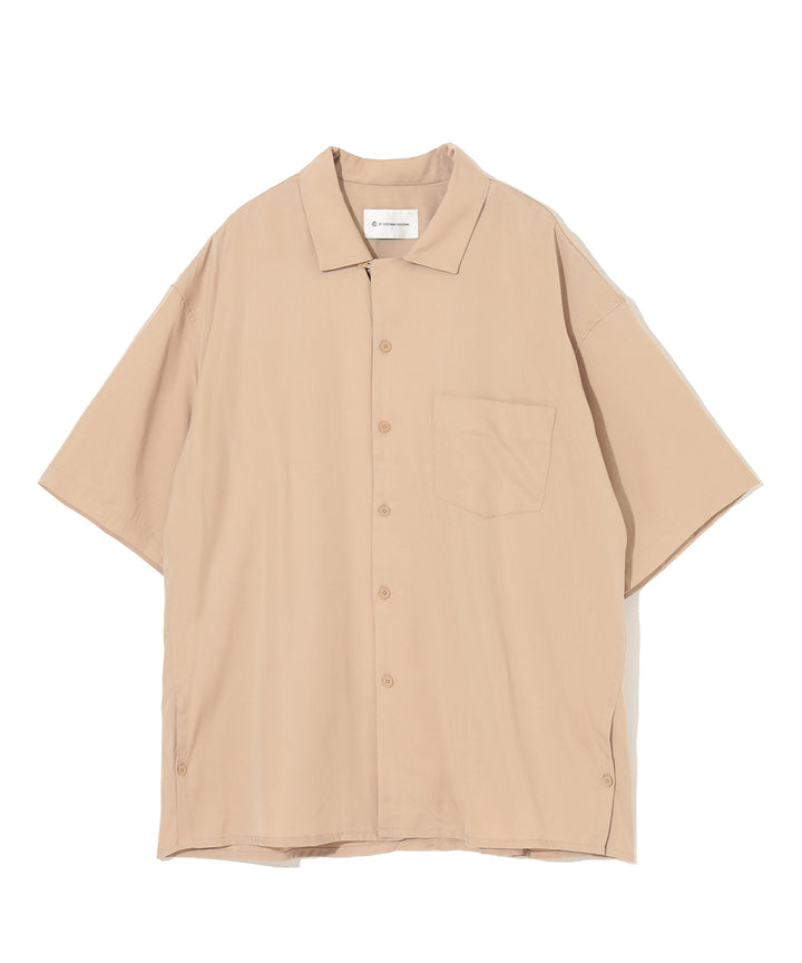 TENCEL OPEN COLLAR SHIRTS