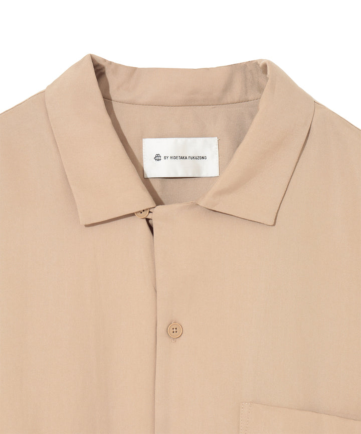 TENCEL OPEN COLLAR SHIRTS