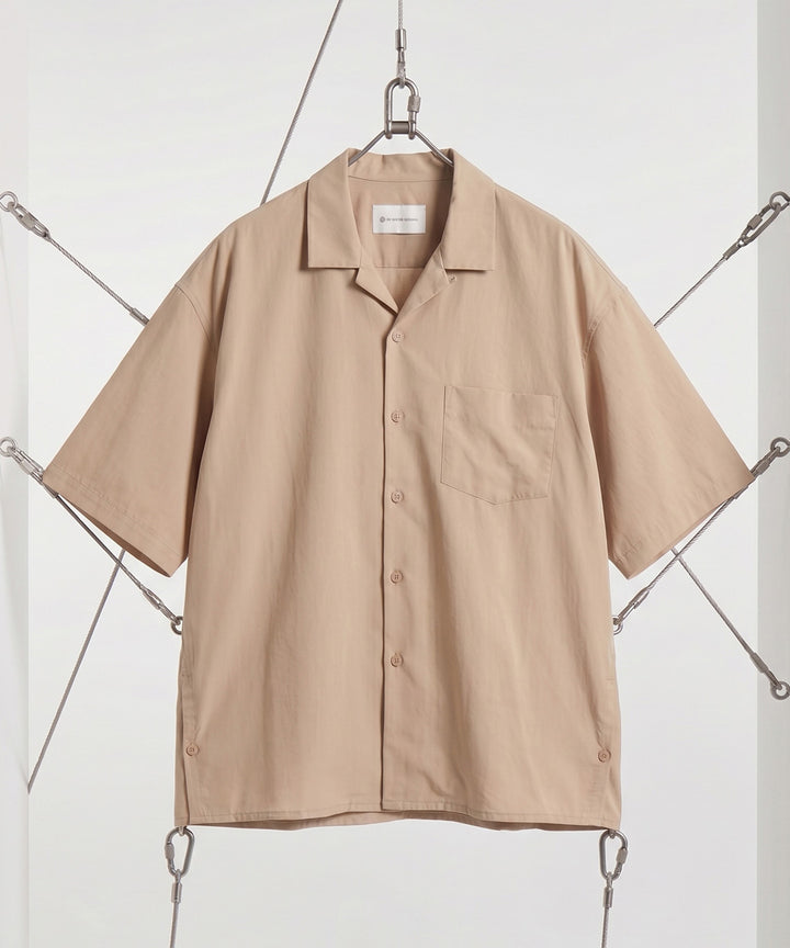 TENCEL OPEN COLLAR SHIRTS