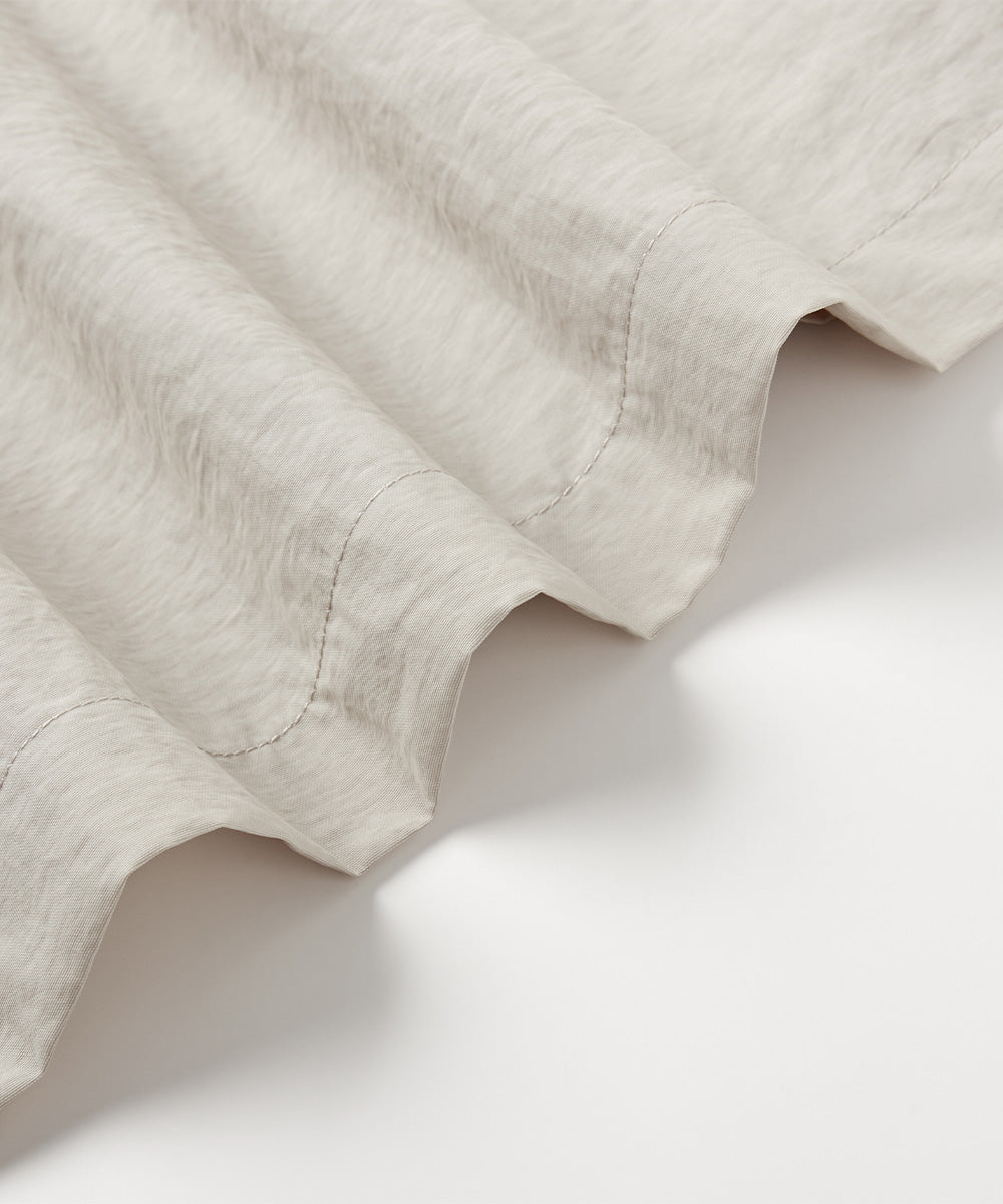 Crinkle-Finish Regular-Collar Relaxed Shirt