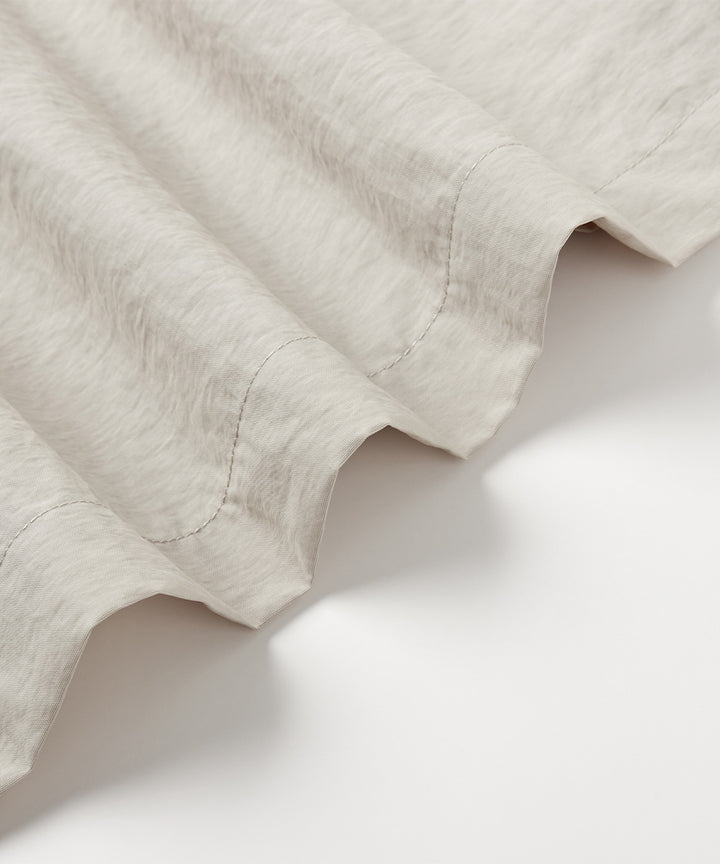 Crinkle-Finish Regular-Collar Relaxed Shirt