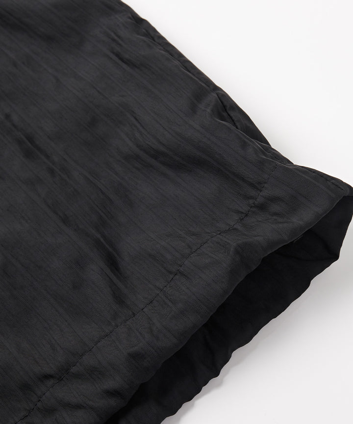 Shadow Stripe Open-Collar Short-Sleeve Shirt