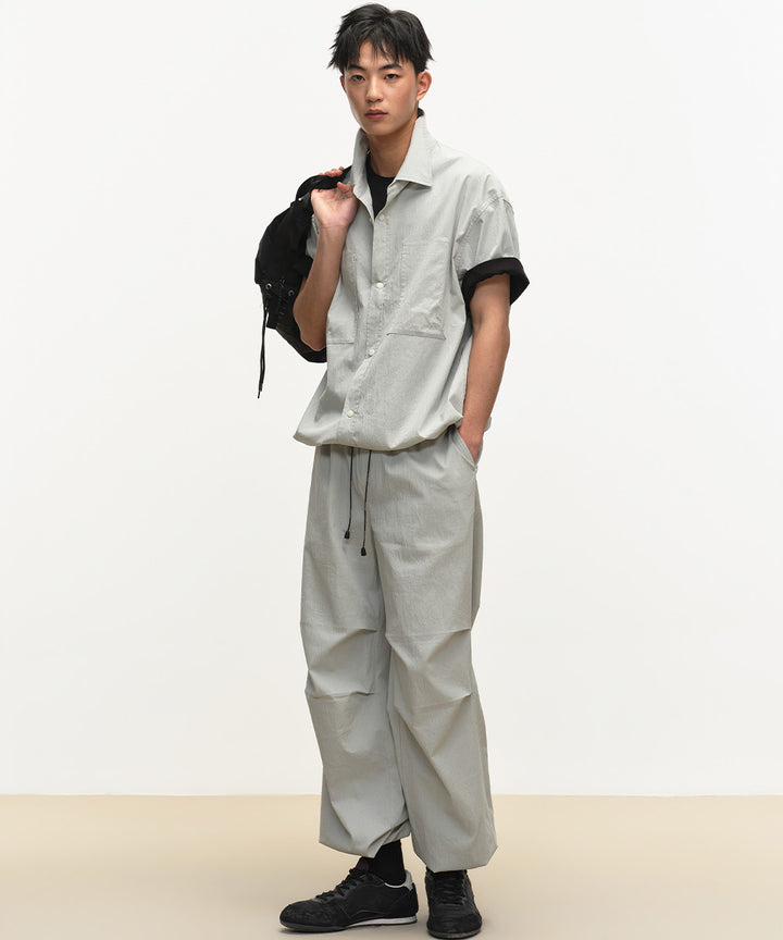 Crinkled S/S Shirt