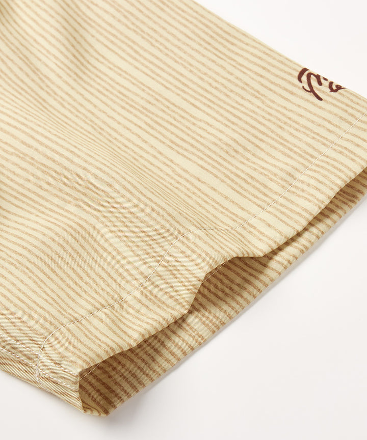 Resort-Style Striped S/S Shirt