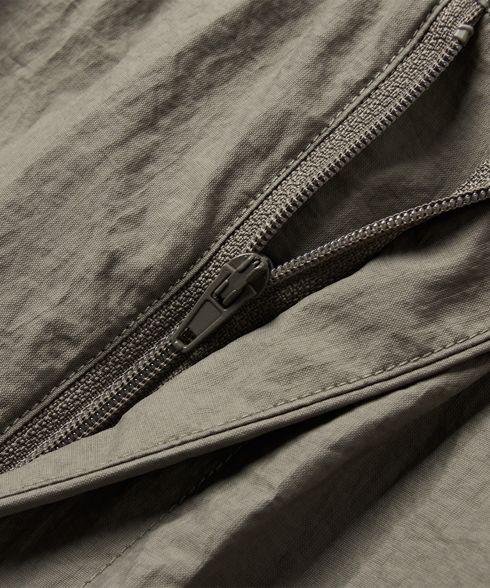 Crinkle-Finish Woven Straight Trousers