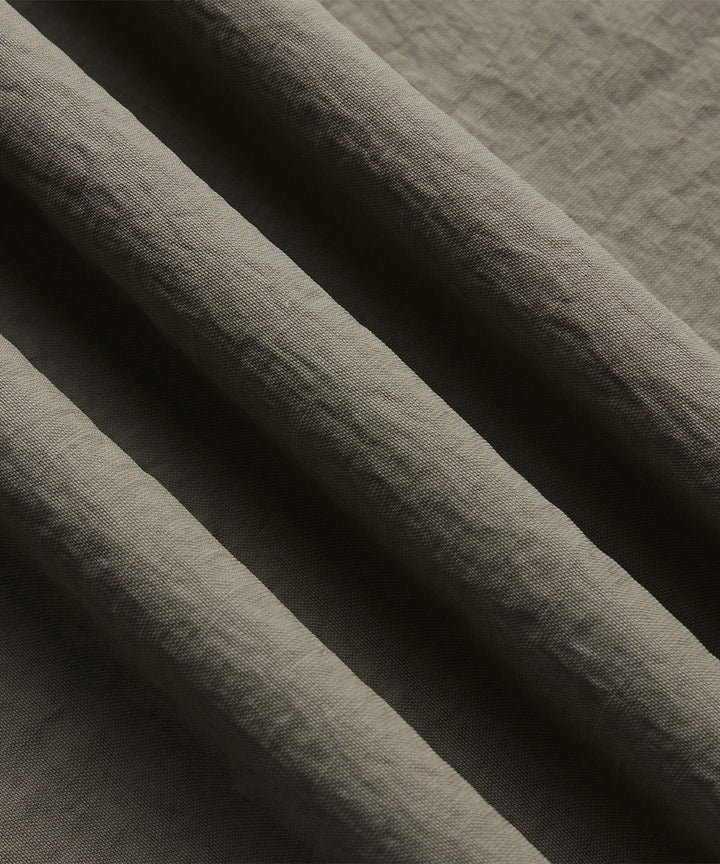 Crinkle-Finish Woven Straight Trousers