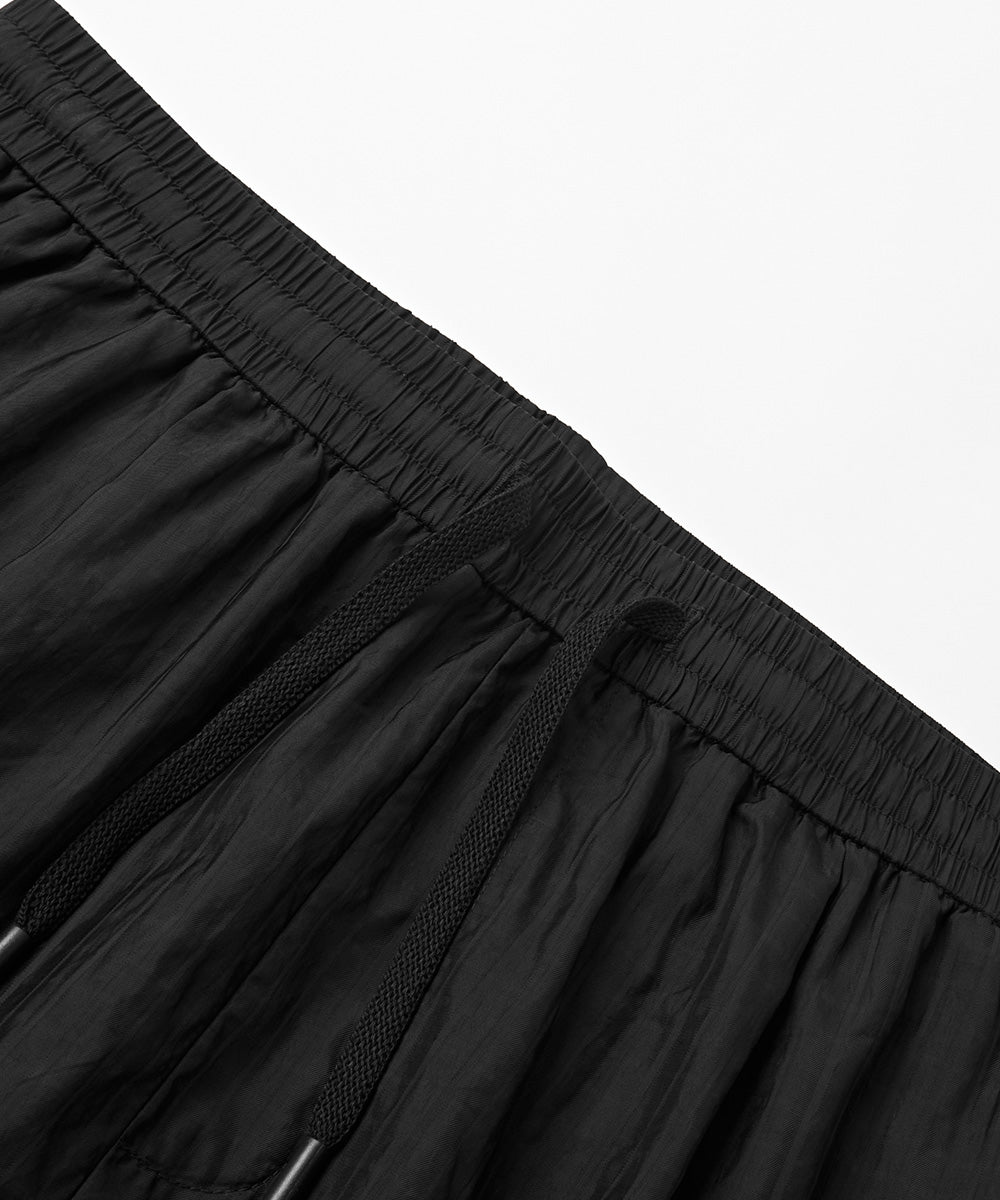 Shadow Stripe Woven Wide Shorts
