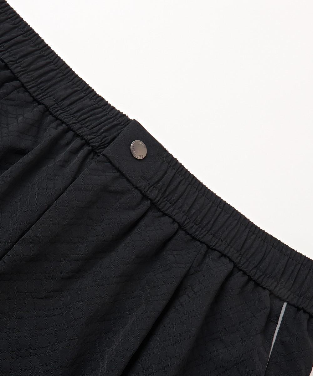 Dry-Touch Diamond-Stitched Wide Pants