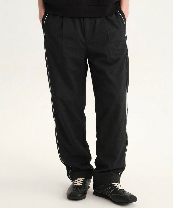 Dry-Touch Diamond-Stitched Wide Pants