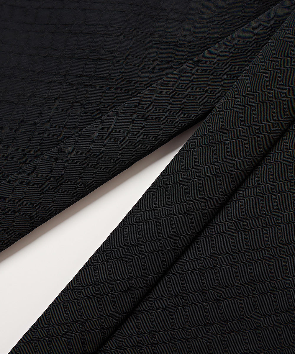 Dry-Touch Diamond-Stitched Wide Pants