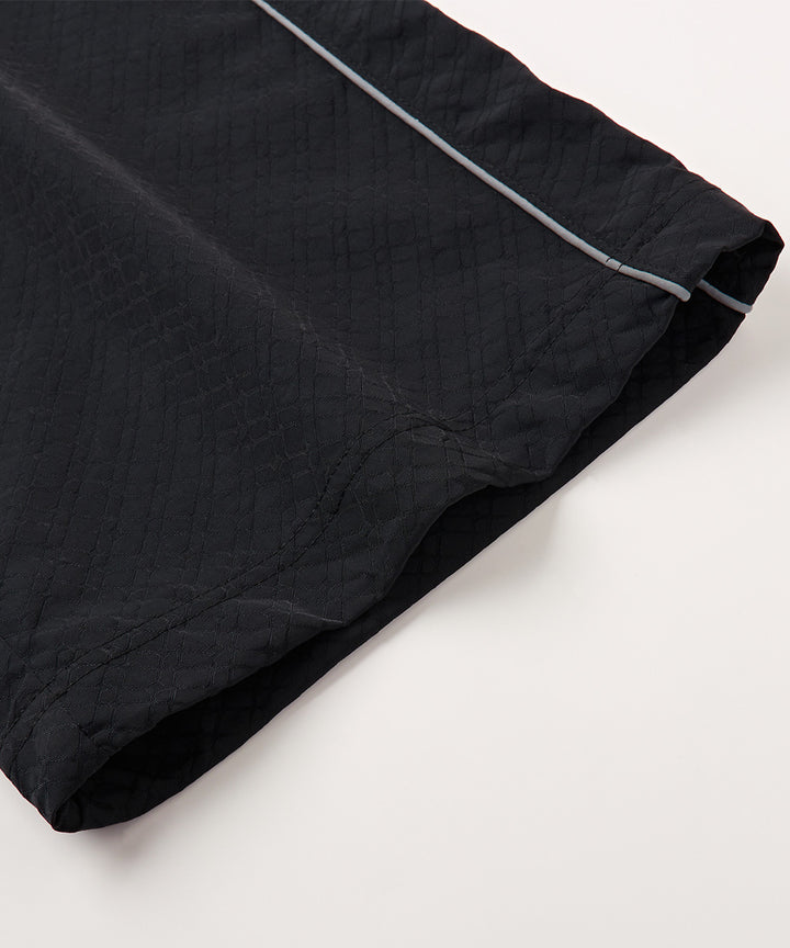 Dry-Touch Diamond-Stitched Wide Pants