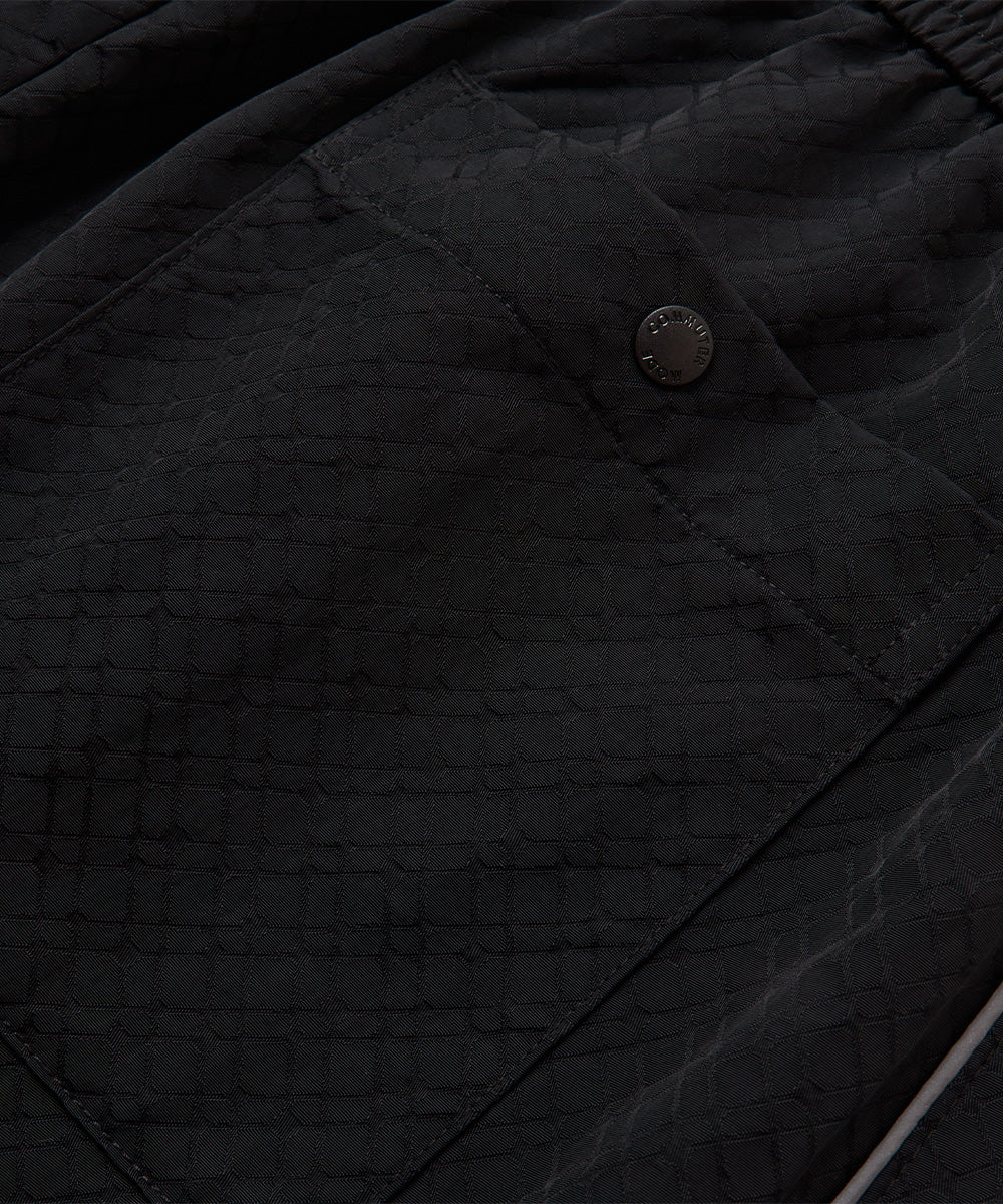 Dry-Touch Diamond-Stitched Wide Pants