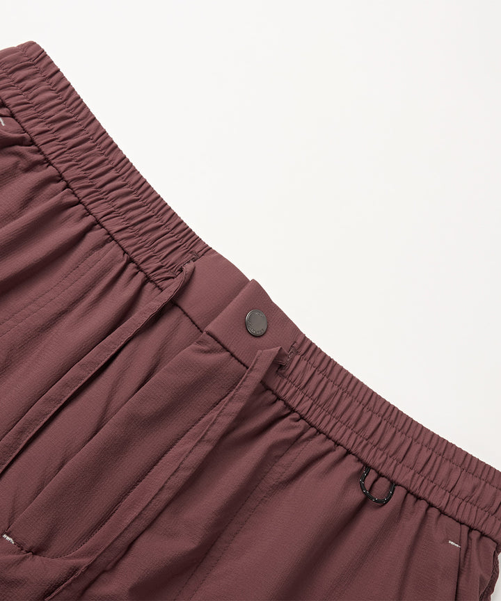 Water-Repellent Wide Short Pants