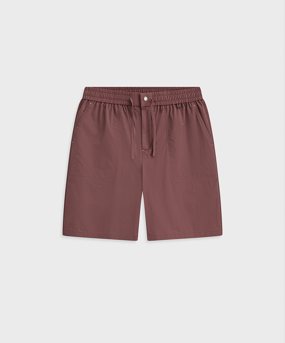 Water-Repellent Wide Short Pants