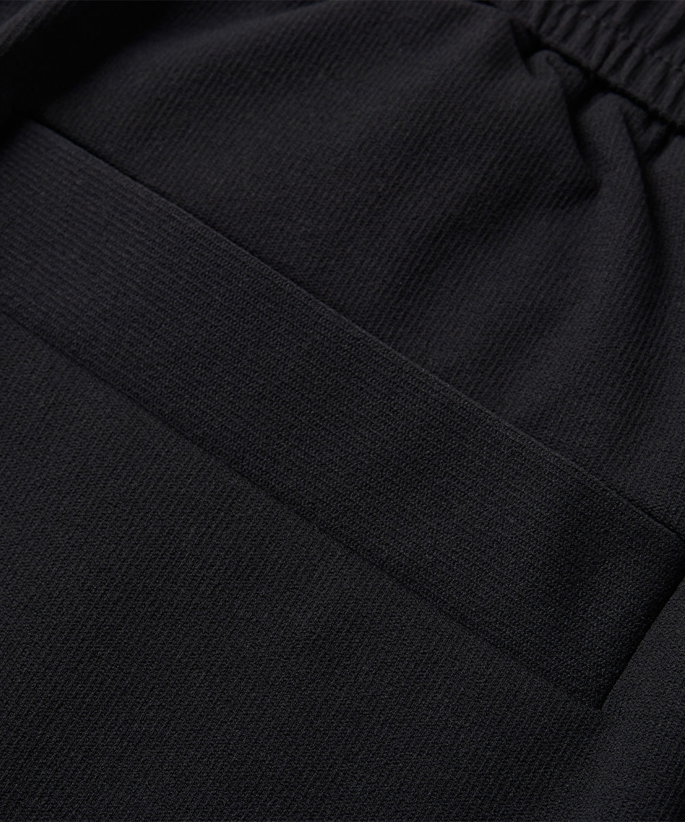 Side-Button Wide Short Pants