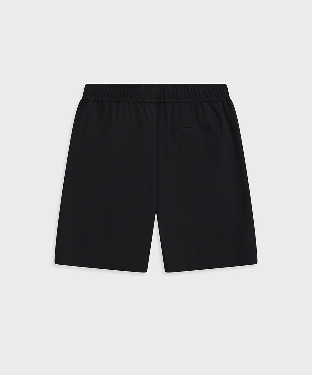 Side-Button Wide Short Pants