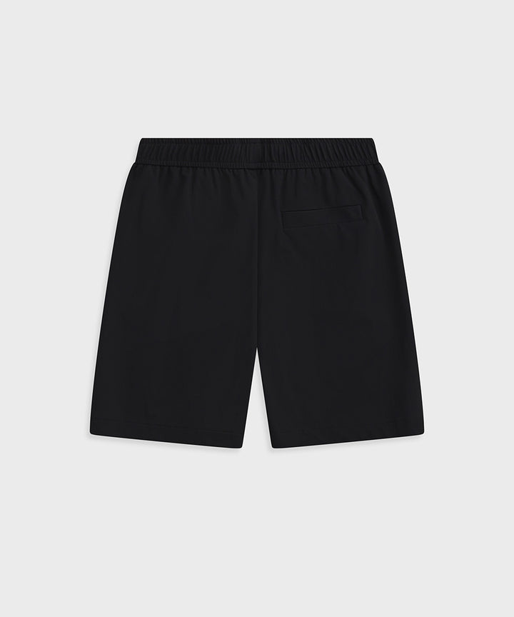 Side-Button Wide Short Pants