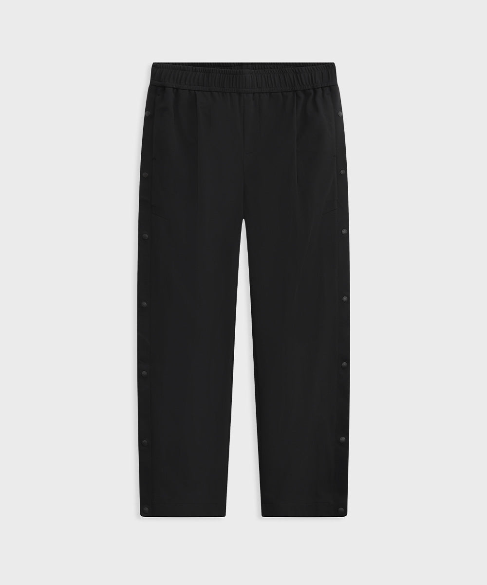 Side-Button Wide Pants