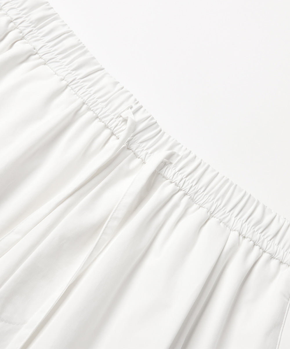 Polyester Wide-Fit Short Pants