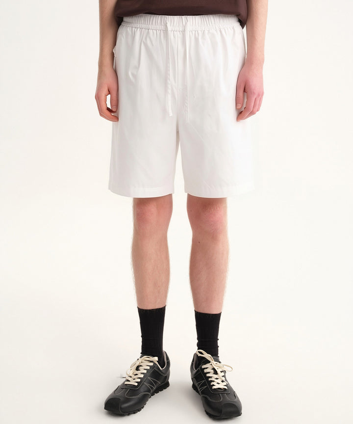 Polyester Wide-Fit Short Pants