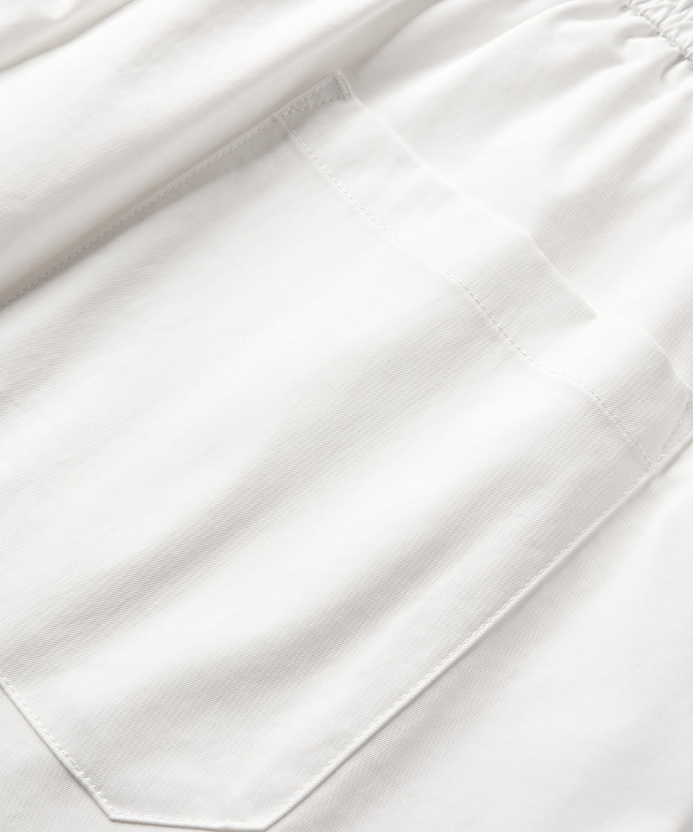 Polyester Wide-Fit Short Pants