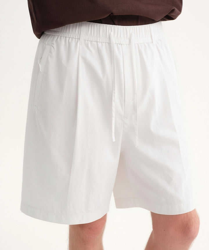 Polyester Wide-Fit Short Pants