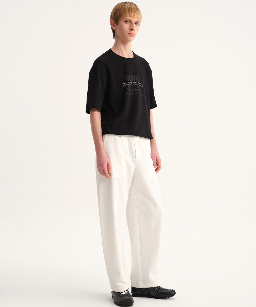 Waffle Tapered Pants