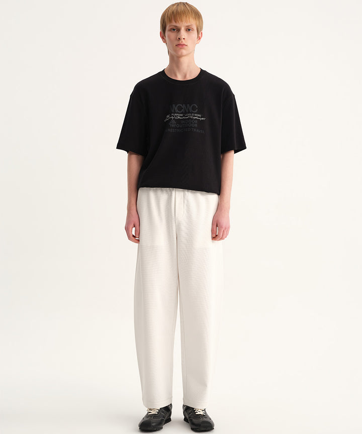 Waffle Tapered Pants