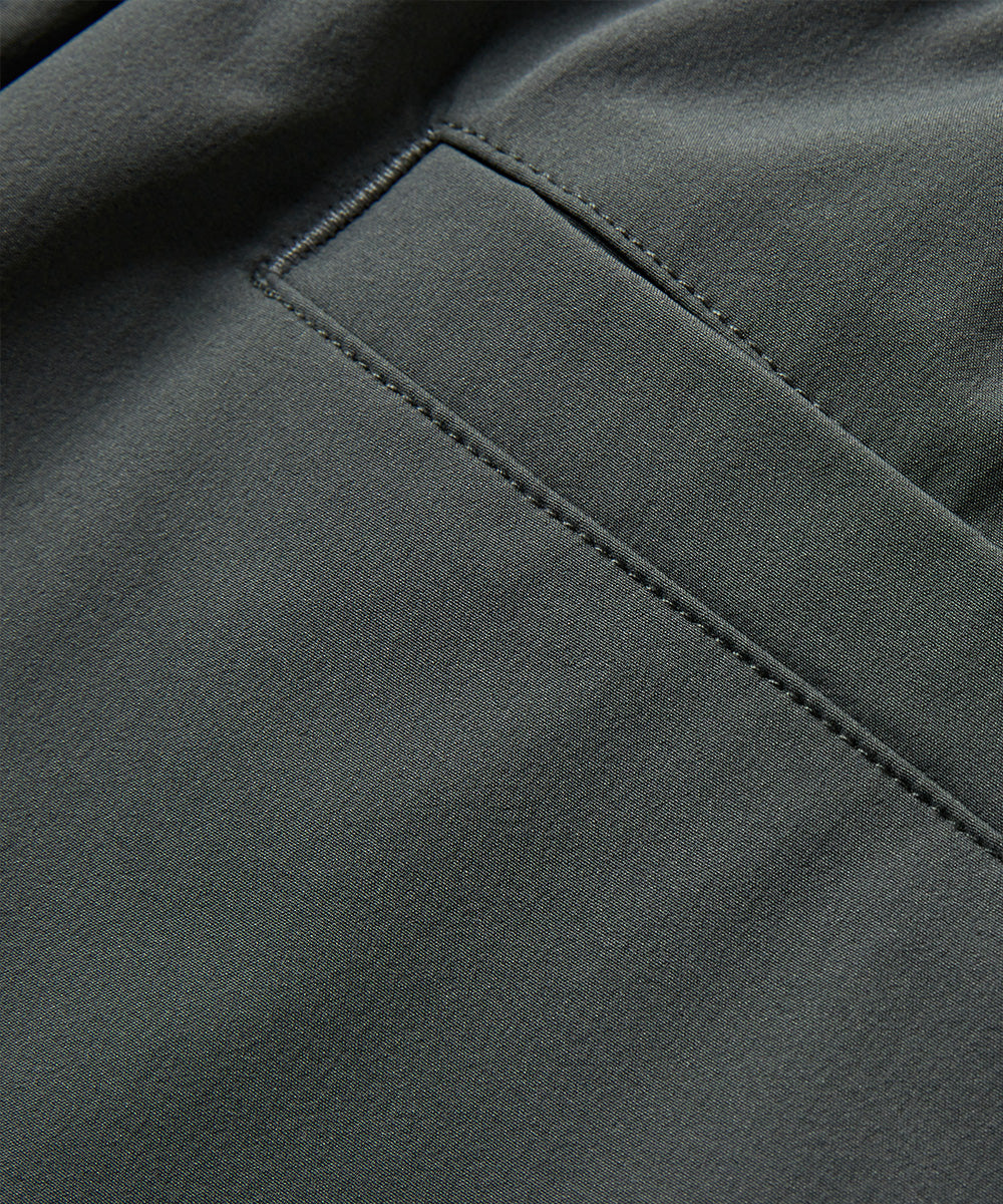 Elastic-Waist Tapered Pants