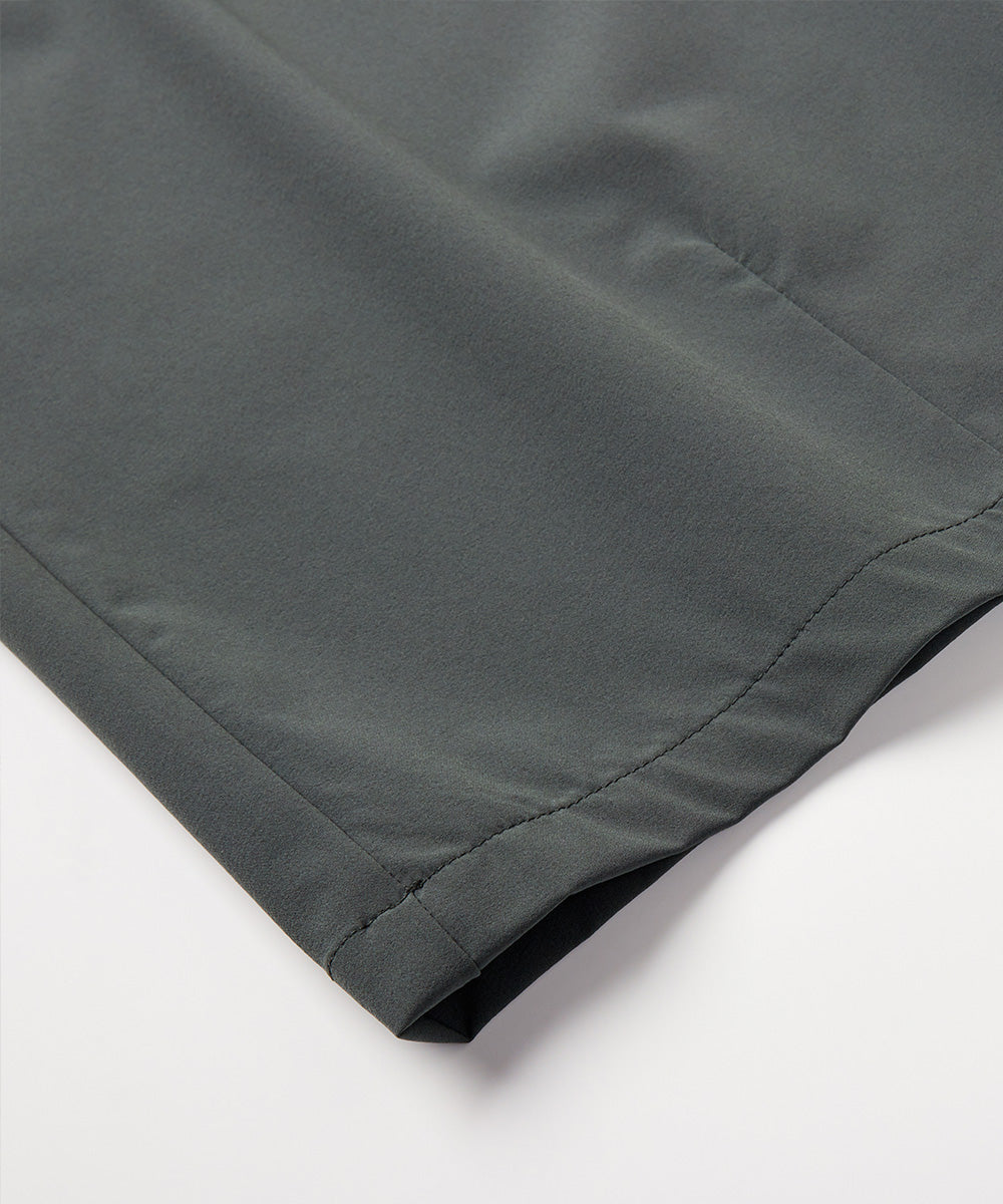 Elastic-Waist Tapered Pants