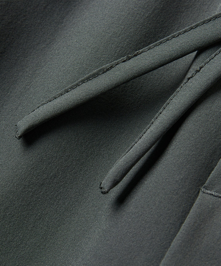 Elastic-Waist Tapered Pants