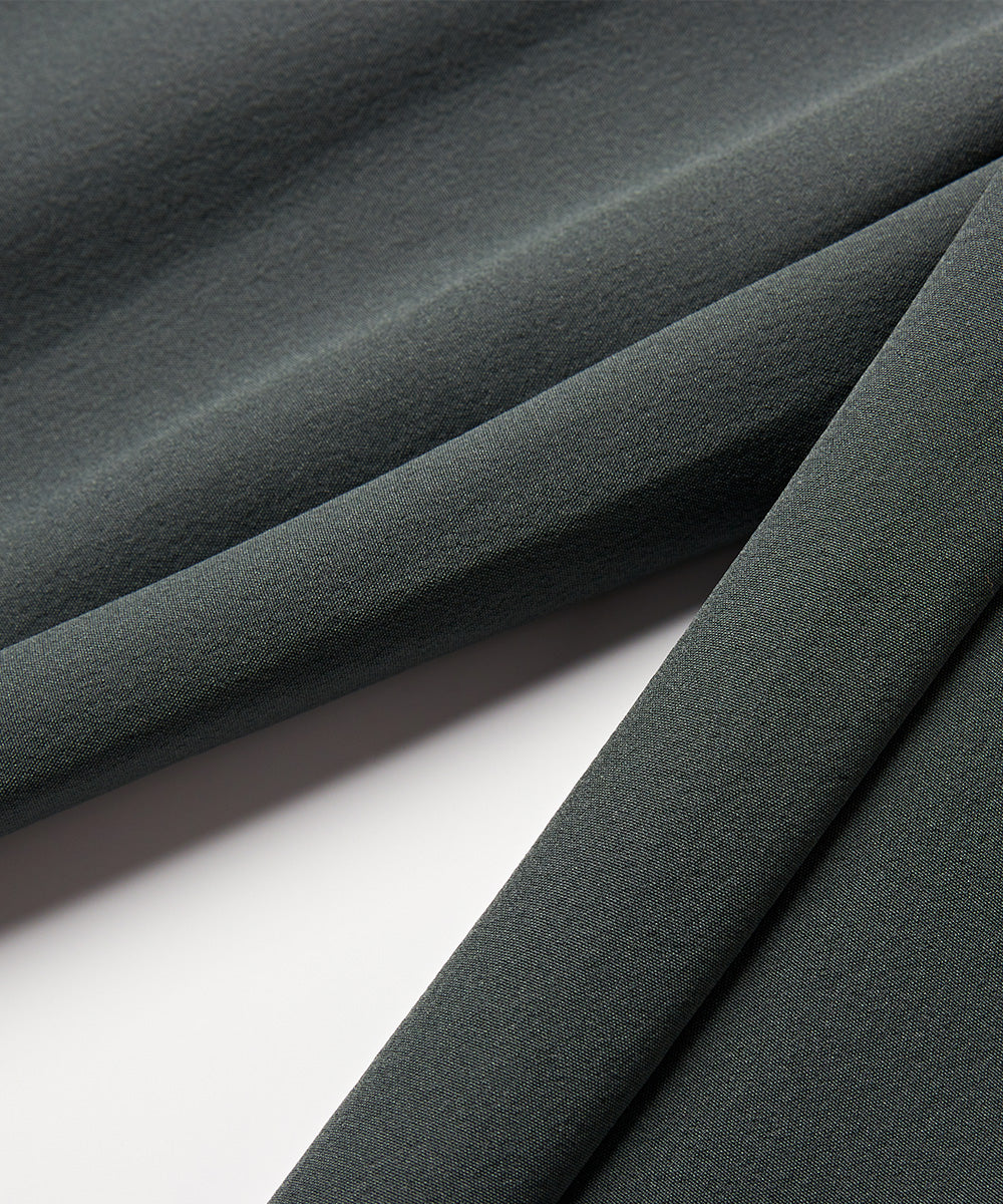 Elastic-Waist Tapered Pants