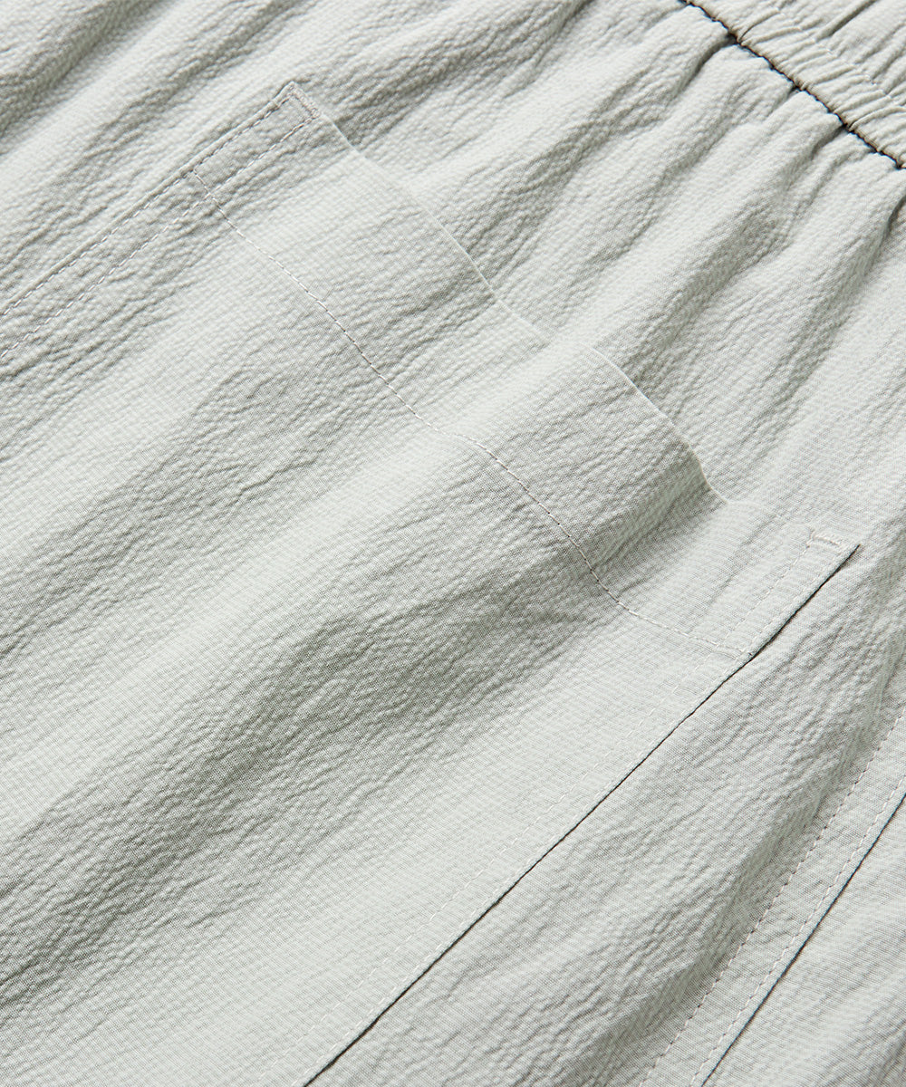 Elastic-Waist Wide-Fit Pants