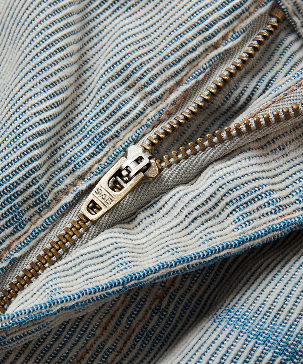 Washed Corduroy Straight-Leg Pants