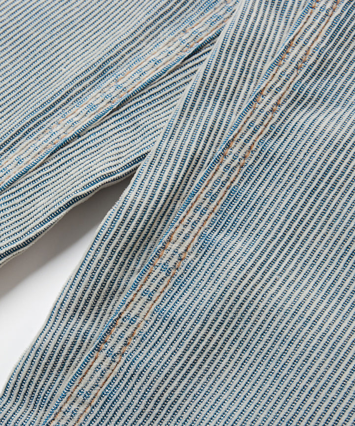 Washed Corduroy Straight-Leg Pants