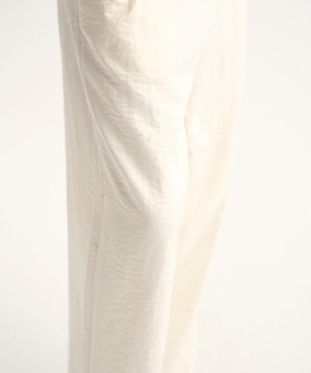Elastic-Waist Tapered Pants